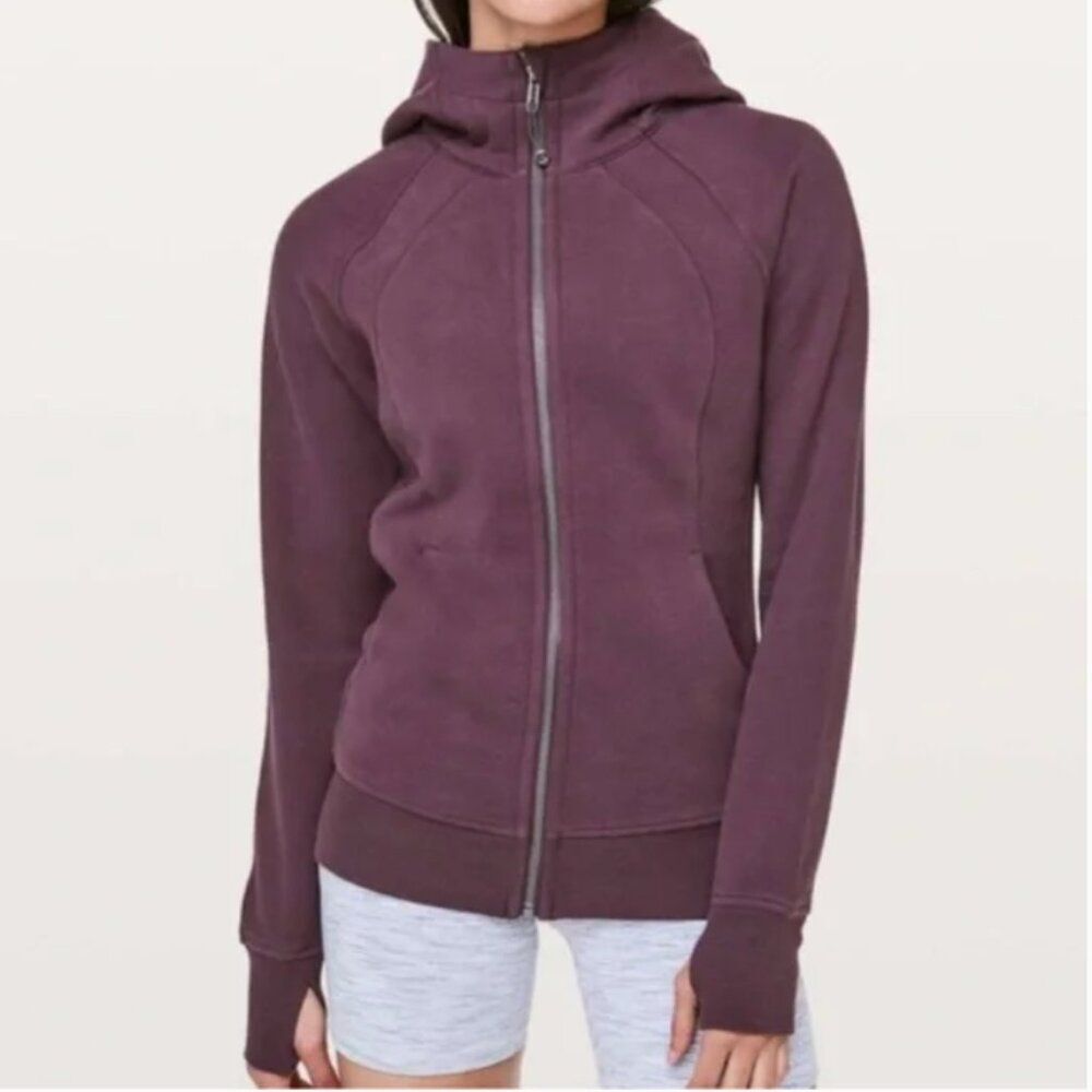 Lululemon Scuba Full-Zip Hoodie in Purple (size 6)